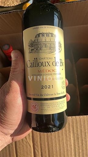 Bordéus Médoc Château Cailloux de By 2021