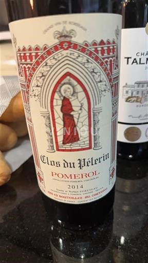 Bordeaux Pomerol Clos Du Pelerin 2014