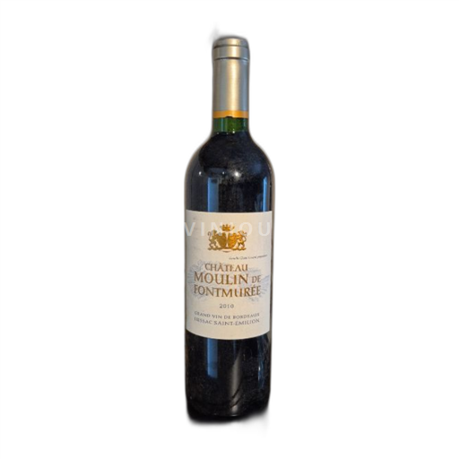 Bordéus Lussac-Saint-Émilion Château Moulin De Fontmurée 2010