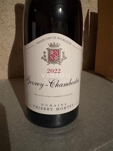 Borgoña Gevrey-Chambertin Domaine Thierry Mortet 2022