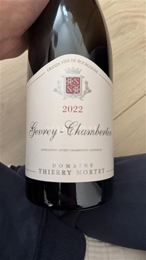 Bourgogne Gevrey-chambertin Domaine Thierry Mortet 2022