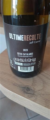 Languedoc and Roussillon Côtes Catalanes Jeff Carrel Ultime Récolte 2023