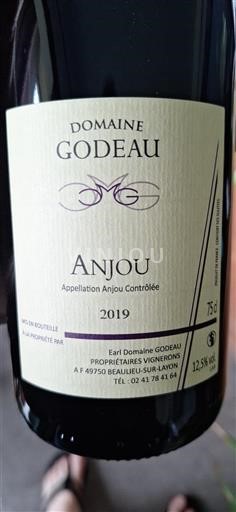 Thung lũng sông Loire Anjou Domaine Godeau 2019