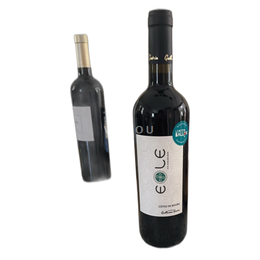 Vin Rouge sec Eole Guillaume Guérin 2022 France Bordeaux Côtes-de-bourg AOC