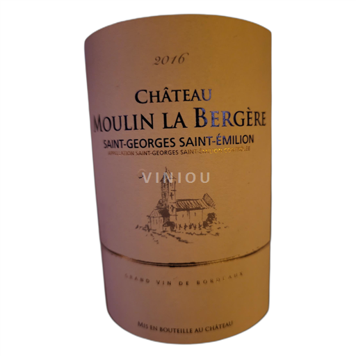 Bordeaux Saint-Georges-Saint-Émilion Château Moulin La Bergère 2016
