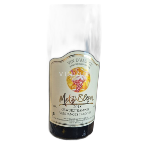 Alsace Gewurztraminer Metzbleger Vendanges Tardives 2018