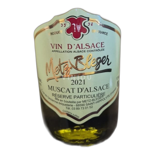Alsace Muscat Metzbleger Réserve Particulière 2021