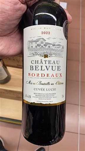Burdeos Bordeaux Château Belvue Lucie 2022