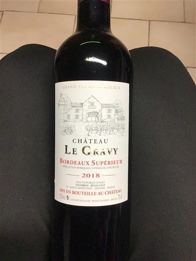 Bordeaux Bordeaux superiore Château Le Gravy 2018