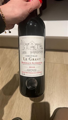 Bordeaux Bordeaux Supérieur Château Le Gravy 2018