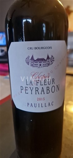 Bordeaux Pauillac Château La Fleur Peyrabon 2015