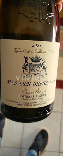 Thung lũng Rhône Costières-de-nîmes Mas Des Bressades Excellence 2023