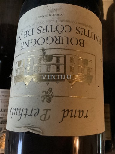 Burgundsko Hautes Côtes de Nuits Grand Cru Grand Perthuis 2018