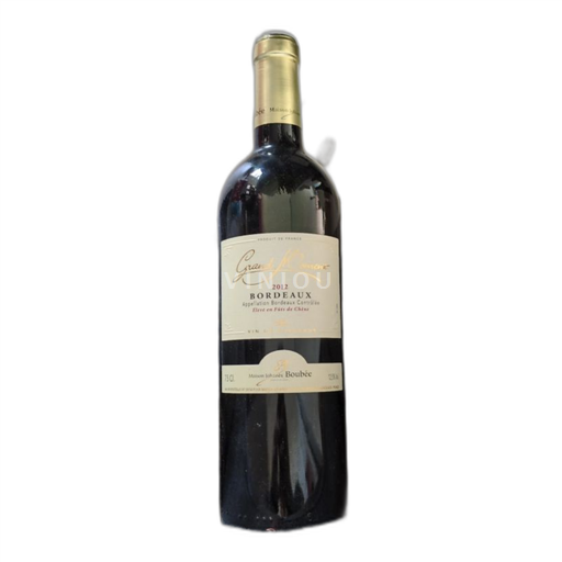 Bordeaux Maison Johanes Boubée Grand Moments 2012