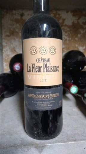 Bordeaux Montagne-saint-émilion Château La Fleur Plaisance 2016