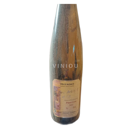 Alsácia Não especificado Frédéric Arbogast Et Fils Pinot Gris 2012