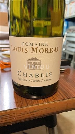 Burgundsko Chablis Domaine Louis Moreau 2022
