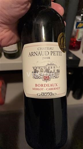 Bordeaux Château Arnaud Petit 2018