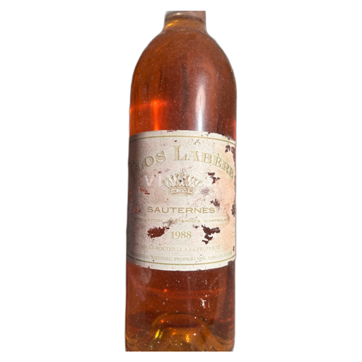 Bordeaux Sauternes Château Rieussec Clos Labere 1988