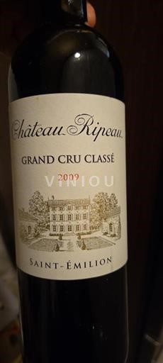 Bordeaux Saint-Émilion Grand Cru Ripeau 2009