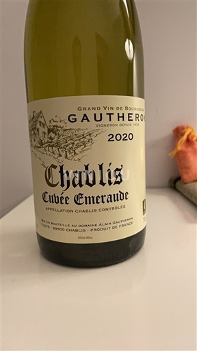 Bourgondië Chablis Gautheron Emeraude 2020