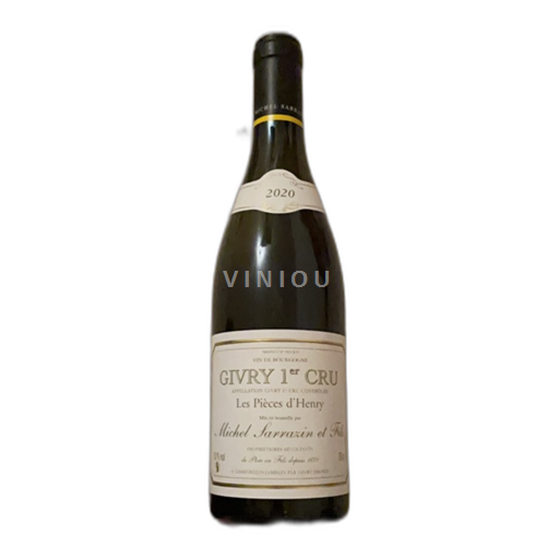 Bourgogne Givry Premier Cru Michel Sarrazin Et Fils Les Pièces d'Henry 2020