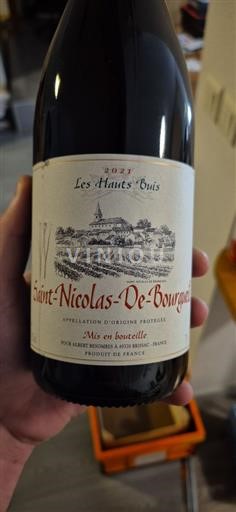 Valle del Loira Saint-Nicolas-De-Bourgueil Albert Besombes Les Hauts Buis 2021