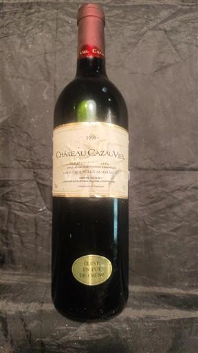 Vin Rouge sec Château Cazal Viel 1999 France Languedoc Saint-Chinian AOC