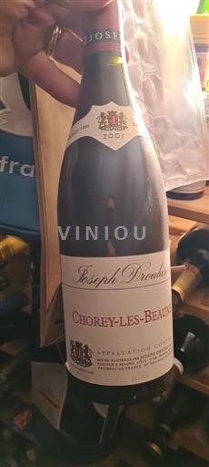 Borgonha Chorey-lès-Beaune Joseph Drouhin 2001