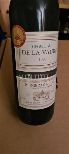 Sydväst Bergerac Château La Vaure 1997