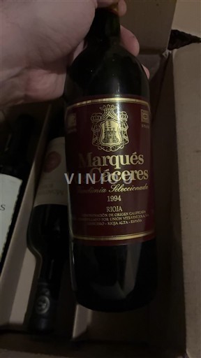 La Rioja Rioja Marqués De Cáceres Vendimia Seleccionada 1994