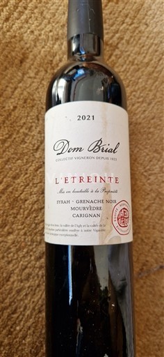 Rosellón Costas del Rosellón Dom Brial L'Etreinte 2021