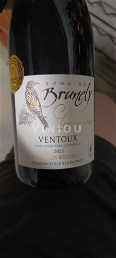 Rhône-dalen Ventoux Brunely Les grives 2021