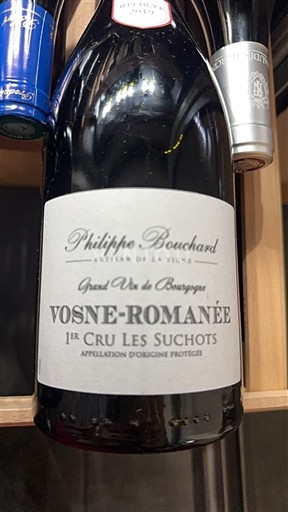 Burgundy Vosne-Romanée Premier Cru Philippe Bouchard Vosne-Romanée 1er Cru Les Suchots 2019