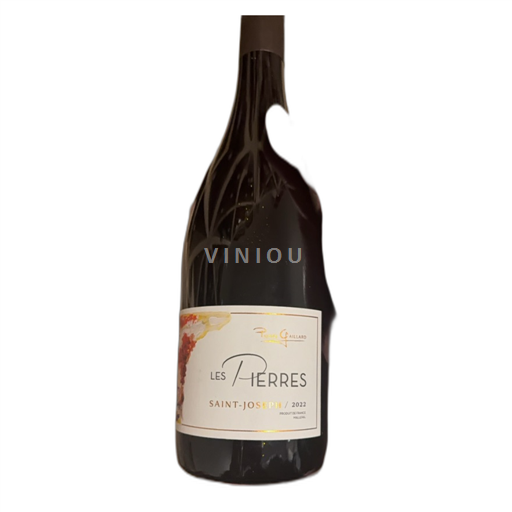 Vin Rouge sec Les Pierres Pierre Gaillard 2022 France Vallée du Rhône Saint-Joseph AOC