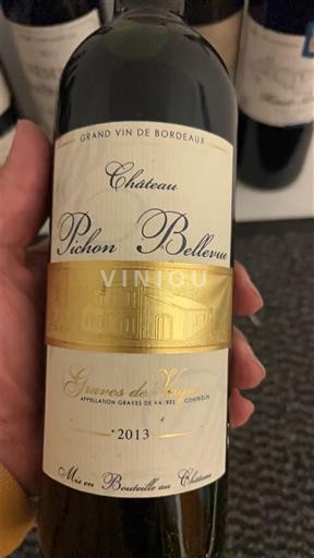 Bordeaux Graves-de-Vayres Château Pichon Bellevue 2013