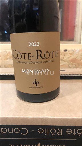 Rhônen laakso Côte-rôtie Domaine Paretet Montmain 2022