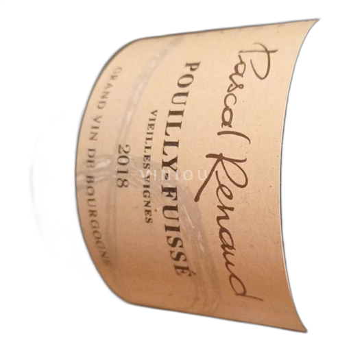 Borgoña Pouilly-fuissé Grand Cru Domaine Pascal Renaud Vieilles Vignes 2018
