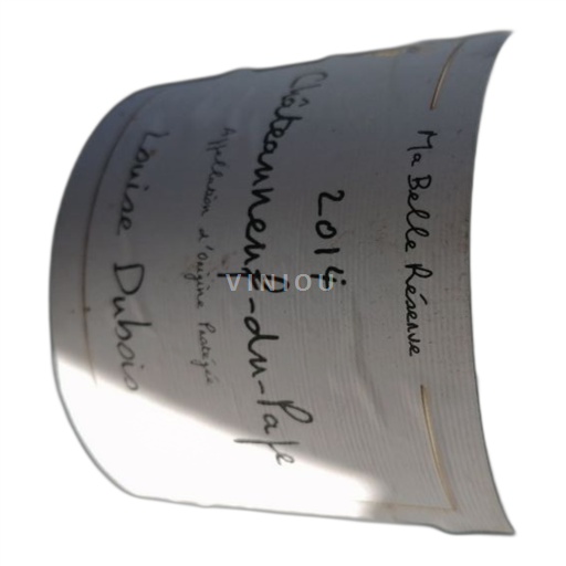 Rhône Valley Châteauneuf-du-Pape Grand Cru Louise Dubois Ma Belle Réserve 2014