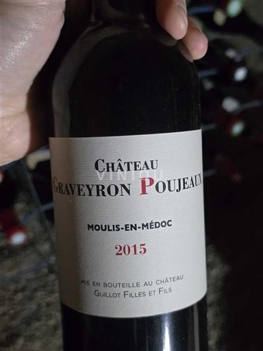 Bordeaux Moulis-en-Médoc Château Graveyron Poujeaux 2015