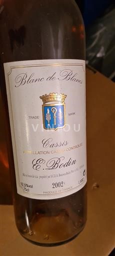 Provansa Cassis E. Bodin Blanc de Blancs 2002
