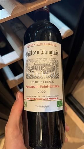 Bordeaux Puisseguin-saint-émilion Château L'anglais Les Deux Chênes 2022