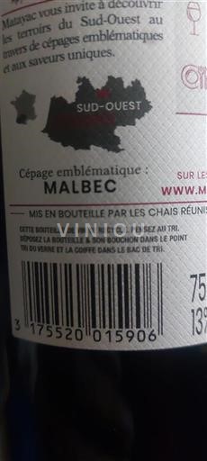 Tây Nam Cahors Matayac Không niên vụ