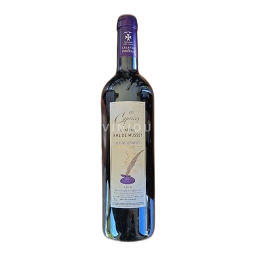 Bordeaux Lalande-de-pomerol Grand Cru Château Ame De Musset Les Caprices 2014