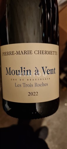 Beaujolais Moulin-à-vent Pierremarie Chermette Les Trois Roches 2022