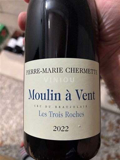 Beaujolais Moulin-à-vent Pierremarie Chermette Les Trois Roches 2022