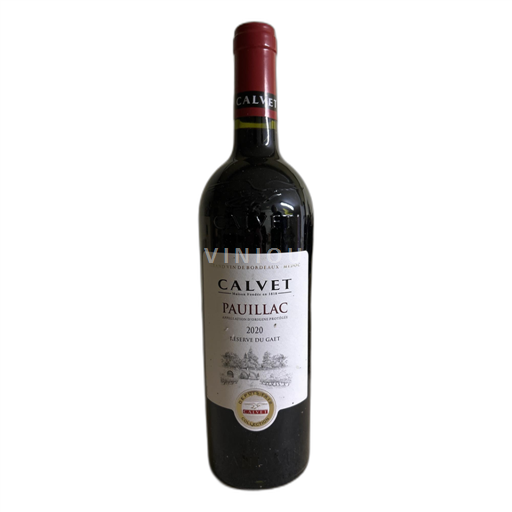 Bordeaux Pauillac Calvet Réserve du Gaet 2020