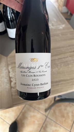 Бургундія Не вказано Premier Cru Domaine Cyrotbuthiau Les Clos Roussots 2023