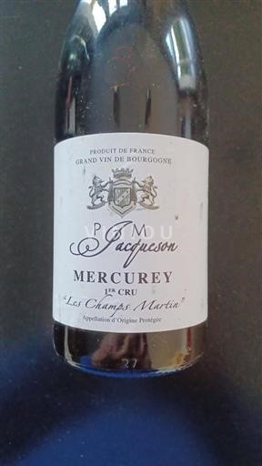 Borgoña Mercurey Premier Cru P. & M. Jacqueson Les Champs Martin 2020