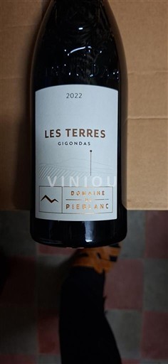 Rhônedalen Gigondas Domaine Piéblanc Les Terres 2022